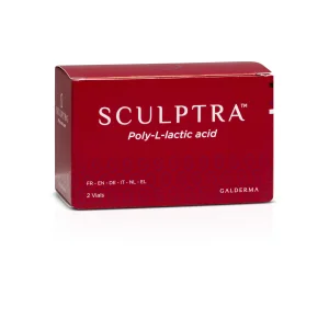Sculptra Poly-L-Lactic Acid Filler - 2 Vials (2x5ml)